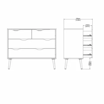 cassettiera nera
