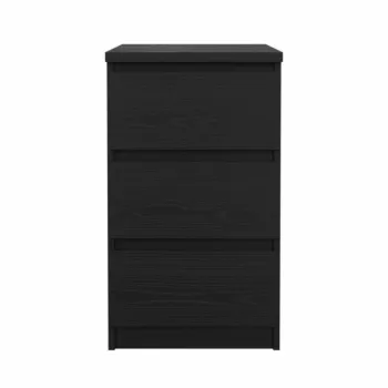 cassettiera nera frassinato
