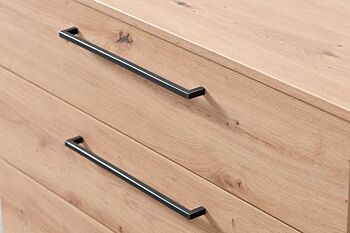Cassettiera industry con 4 cassetti, finitura Rovere