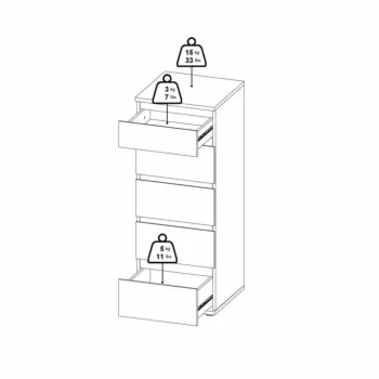 cassettiera economica 