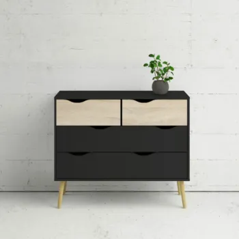 cassettiera nera