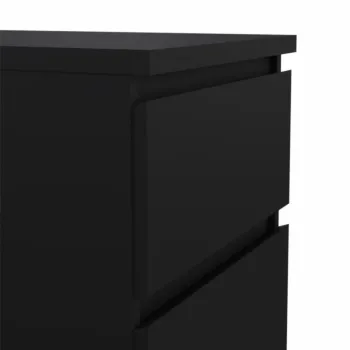 cassettiera nera spaziosa