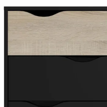 cassettiera nera