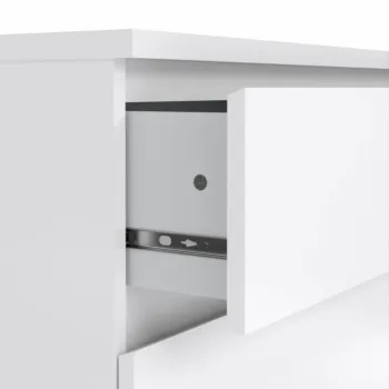 cassettiera bianco lucido