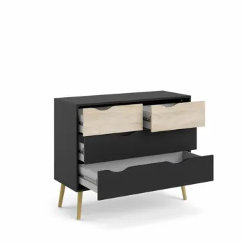 cassettiera nera