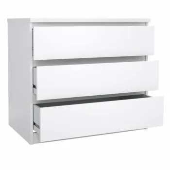 cassettiera bianco lucido