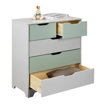 Cassettiera per cameretta, Grigio chiaro e Salvia Zenzero Shop