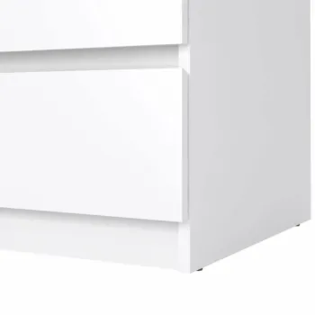 cassettiera bianco lucido