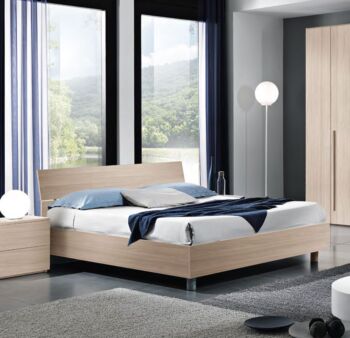 letto in legno olmo 