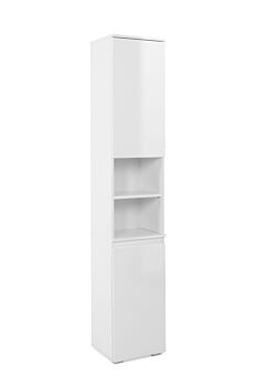 Colonna multiuso 2 ante finitura Bianco Lucido