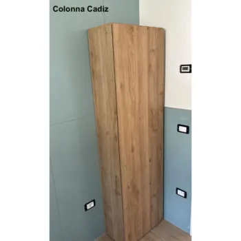 Colonna larga L.55 cm a terra, disponibile in diverse finiture, 100% Made in Italy 