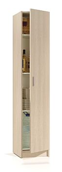 Colonna multiuso 1 anta, finitura Rovere chiaro 