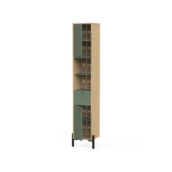 colonna verde con piedi