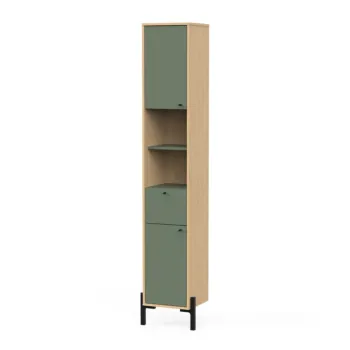 colonna verde con piedi