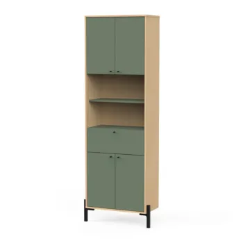 colonna stretta verde bagno