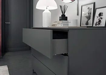 comò moderno antracite