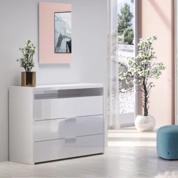 comò bianco con vano