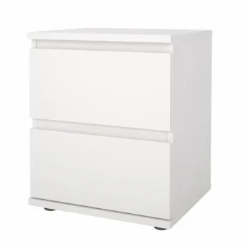 comodino con due cassetti 