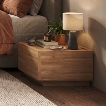 Comodino un cassetto, design moderno, Mercure