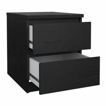 comodino nero frassinato economico