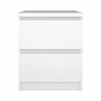 comodino bianco lucido 