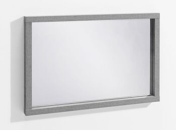 Specchiera rettangolare, L. 90, Rovere invecchiato
