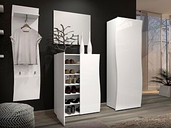Offerta Madia multiuso Bianco laccato lucido, Made in Italy