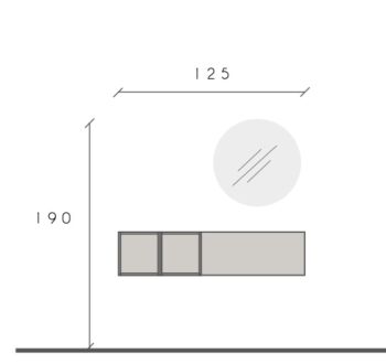 Composizione da ingresso di design