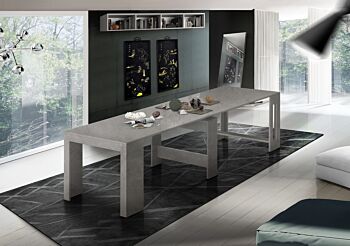 Consolle cemento allungabile, L.300 cm