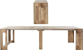Consolle olmo allungabile, L.300 cm
