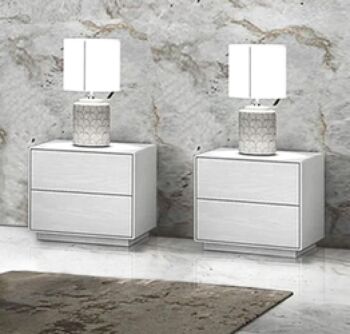 Set moderno Frassino gesso