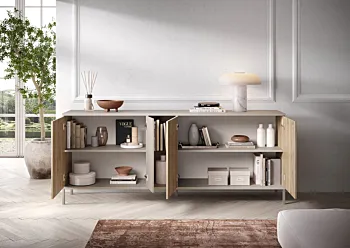 credenza 4 porte moderna