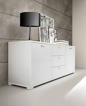 Madia contenitore 2 ante e 3 cassetti, Made in Italy