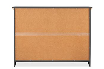 Credenza  3 ante 1 cassetto in finitura Grigio antracite