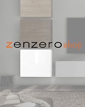 Cubo moderno e di design, Bianco Lucido