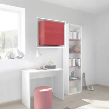 cubo rosso sospeso