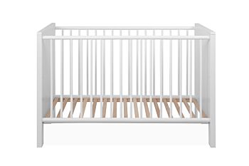 Culla moderna in finitura bianca per bambini