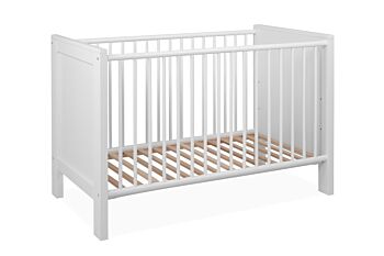 Culla moderna in finitura bianca per bambini