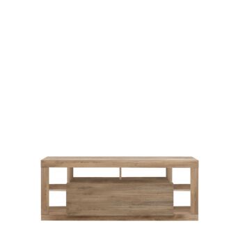 Porta TV moderno 1 ribalta, finitura Mercure, Made in Italy