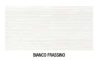 Vetrina classica Bianco frassino con cassetto, Made in Italy