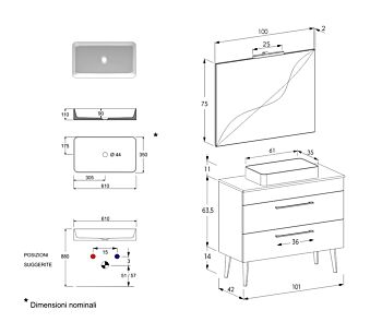 Mobile bagno offerta,  Jog 4 Bis