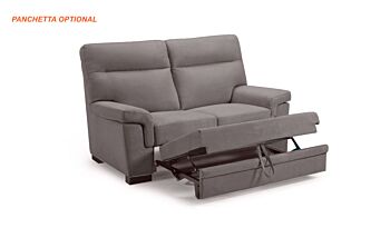 Divano Kim 2 posti, finitura Ash
