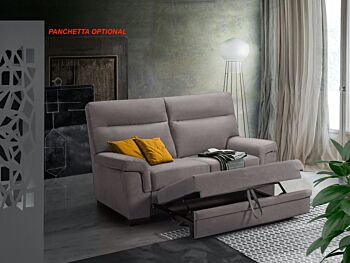 Divano Kim 2 posti, finitura Ash