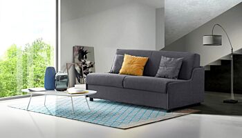 Divano letto moderno a 3 posti in finitura Antracite