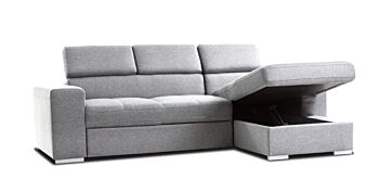 Divano moderno trasformabile Pilatus, divano letto, made in Italy