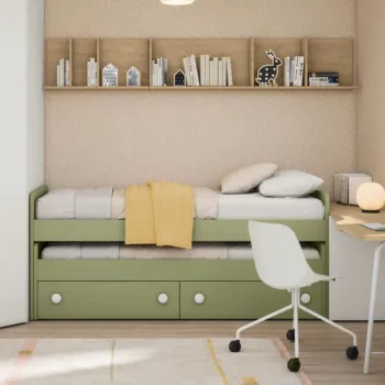 divano letto verde