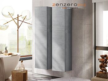 Doppia colonna da bagno sospesa, Beton