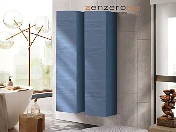 Doppia colonna da bagno sospesa, Blu