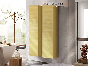 Doppia colonna da bagno sospesa, Giallo