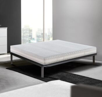 Materasso Tramontana in Memory Fresh e Tecnocell, altezza 22 cm, sfoderabile